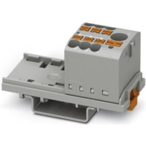   Elosztóblokk PTFIX  6/ 6X2,5-NS35 GY, 0,5-10mm2, 41/24 A 690 V NS 35/7,5, NS 35/15, rugós csatlakozás, 3273066