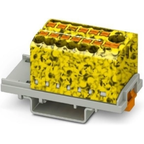   Elosztóblokk PTFIX  6/12X2,5-NS35-FE, 0,5-10mm2, 41/24 A 690 V NS 35/7,5, NS 35/15, rugós csatlakozás, 3273108