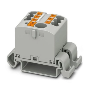   Elosztóblokk PTFIX  6/ 6X2,5 GY, 0,14-14mm2, 41 A 690 V NS 35/7,5, NS 35/15, rugós csatlakozás, 3273198