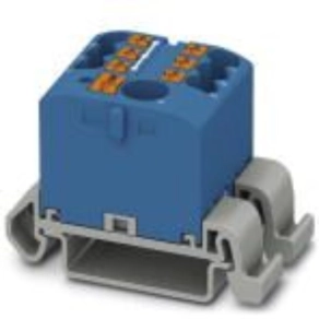   Elosztóblokk PTFIX  6/ 6X2,5-NS35A BU, 0,5-10mm2, 41/24 A 690 V NS 35/7,5, NS 35/15, rugós csatlakozás, 3273200