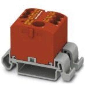   Elosztóblokk PTFIX  6/ 6X2,5-NS35A RD, 0,5-10mm2, 41/24 A 690 V NS 35/7,5, NS 35/15, rugós csatlakozás, 3273202