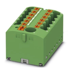   Elosztóblokk PTFIX  6/12X2,5 GN, 0,5-10mm2, 41/24 A 690 V sínre szerelhető, rugós csatlakozás, 3273360