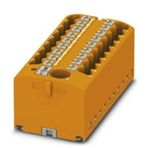   Elosztóblokk PTFIX  6/18X2,5 OG, 0,5-10mm2, 41/24 A 690 V sínre szerelhető, rugós csatlakozás, 3273392