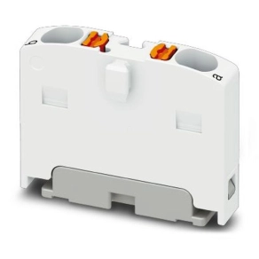   Elosztóblokk PTFIX  2X1,5 WH, 0,14-2,5mm2, fehér, 17,5 A, 450V, NS 15, pattintható, 1045936