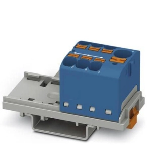   Elosztóblokk PTFIX  10/6X4-NS35 BU, 0,2-6mm2, 41 A 800 V NS 35/7,5, NS 35/15,3273594