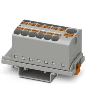   Elosztóblokk PTFIX  10/12X4-NS35 GY, 0,5-10mm2, 32 A 800 V NS 35/7,5, NS 35/15,3273614