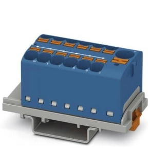   Elosztóblokk PTFIX  10/12X4-NS35 BU, 0,5-10mm2, 32 A 800 V NS 35/7,5, NS 35/15,3273616
