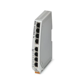   Ipari hálózati switch, nem konfigurálható, Portok száma:  8x 10/100/1000 Mbit/s RJ45, DIN-sínre, IP30 FL SWITCH 1108N 1085243 Phoenix Contact