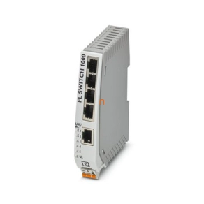   Ipari hálózati switch, nem konfigurálható, Portok száma: 5x 10/100/1000 Mbit/s RJ45, DIN-sínre, IP30 FL SWITCH 1105N 1085254 Phoenix Contact