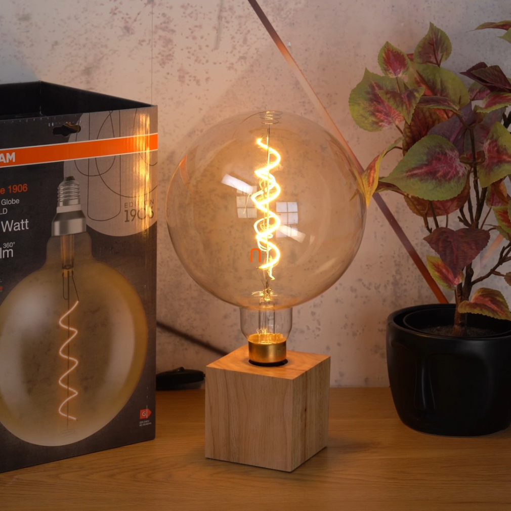 Osram Vintage extra melegfehér E27 LED, 4W - 28W izzó helyett (Big Globe)