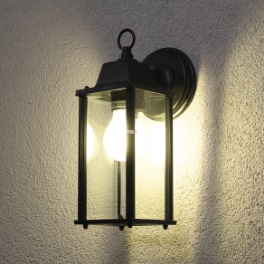   Ledvance Vintage 1906 kültéri fali lámpa, fekete (Endura Classic Lantern Square M)