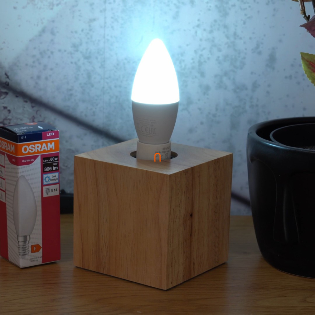 Osram E14 LED Value gyertya 7,5W 806lm 6500K daylight - 60W izzó helyett