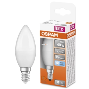   Osram E14 LED Star gyertya 4,9W 470lm 4000K hidegfehér 200° - 40W izzó helyett