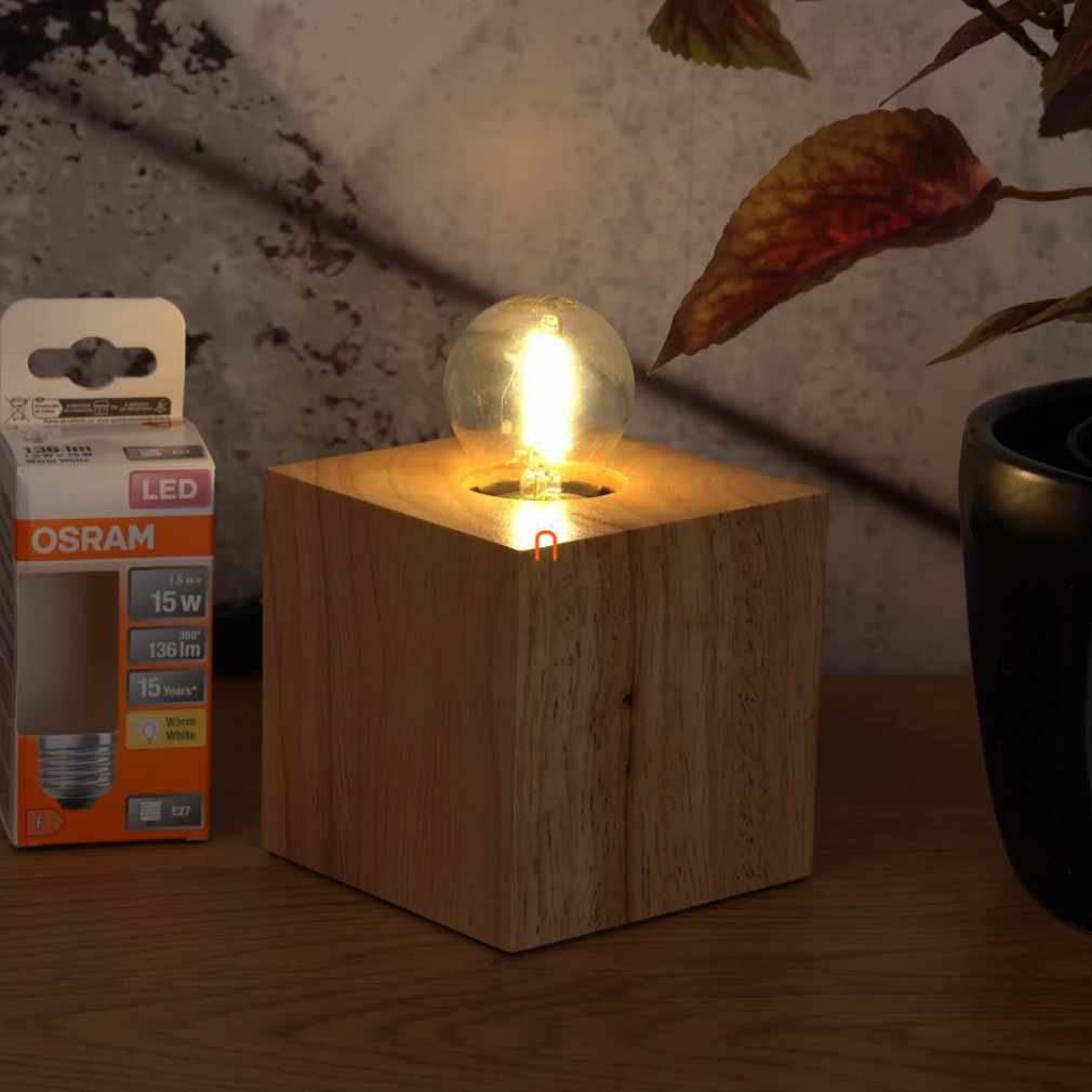 Osram E27 LED Star kisgömb 1,5W 136lm 2700K melegfehér 300° - 15W izzó helyett
