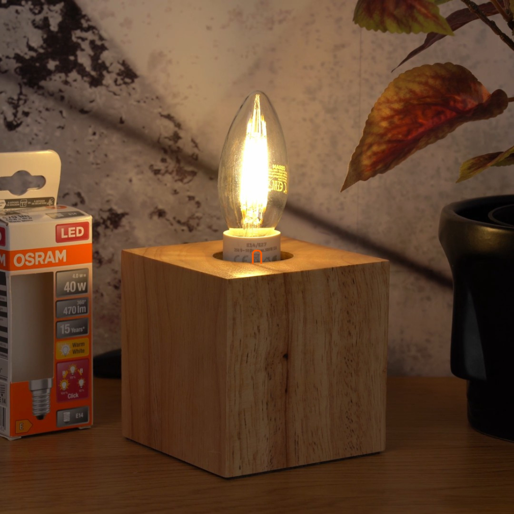Osram E14 LED 4W 470lm 2700K melegfehér, 3Step kapcsolóval szabályozható - 40W izzó helyett