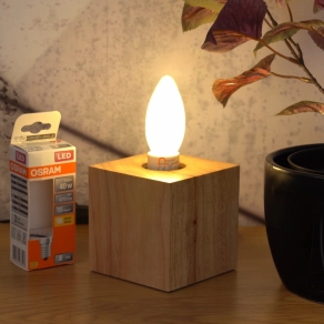   Osram E14 LED Star gyertya 4W 470lm 2700K melegfehér 300° opál - 40W izzó helyett