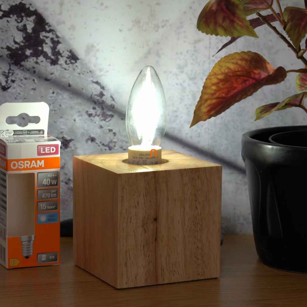 Osram E14 LED Star gyertya 4W 470lm 4000K hidegfehér 300° - 40W izzó helyett
