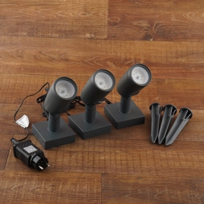   Ledvance Smart+ WIFI GardenPole RGBW kültéri földbe szúrható LED spot lámpa készlet IP65 3db 295mm