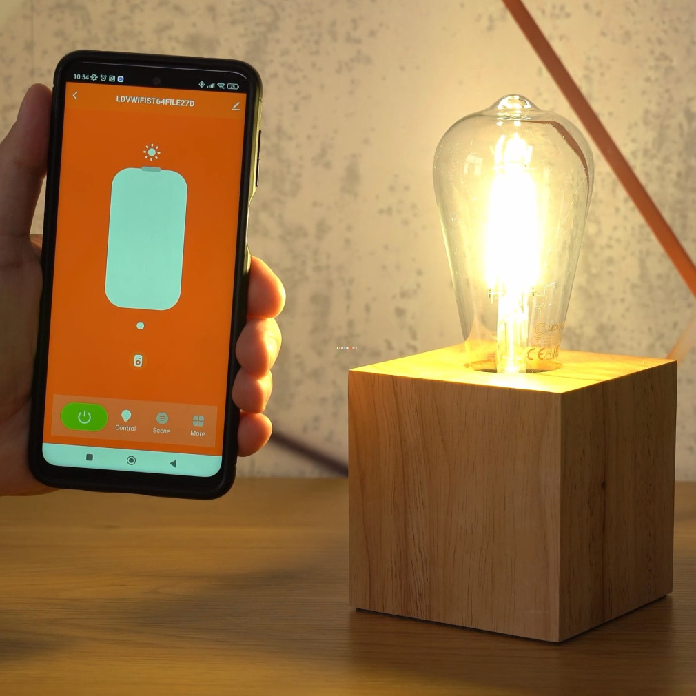 Ledvance Smart+ WIFI Edison E27 LED 6W 806lm 2700K meleg fehér - 60W izzó helyett