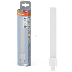   Osram G23 csapos LED fénycső 6W, 700 lm, 4000 K, hidegfehér, fehér műanyag-13 W fénycső helyett Dulux S11 EM