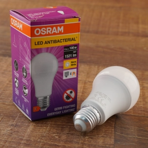   Osram E27 antibakteriális LED fényforrás 13W 1521lm 2700K - 100W izzó helyett