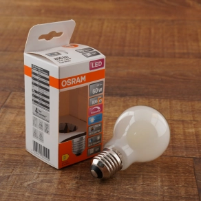   Osram E27 LED SStar+ 5,8W 806lm 4000K hidegfehér, szabályozható 300° opál - 60W izzó helyett