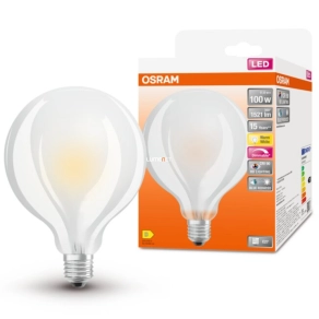   Osram E27 LED SStar+ nagygömb 11W 1521lm 2700K melegfehér, szabályozható 300° opál - 100W izzó helyett
