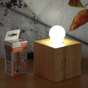   Osram E27 LED SStar+ kisgömb 3,4W 470lm 4000K hidegfehér, szabályozható 300° opál - 40W izzó helyett