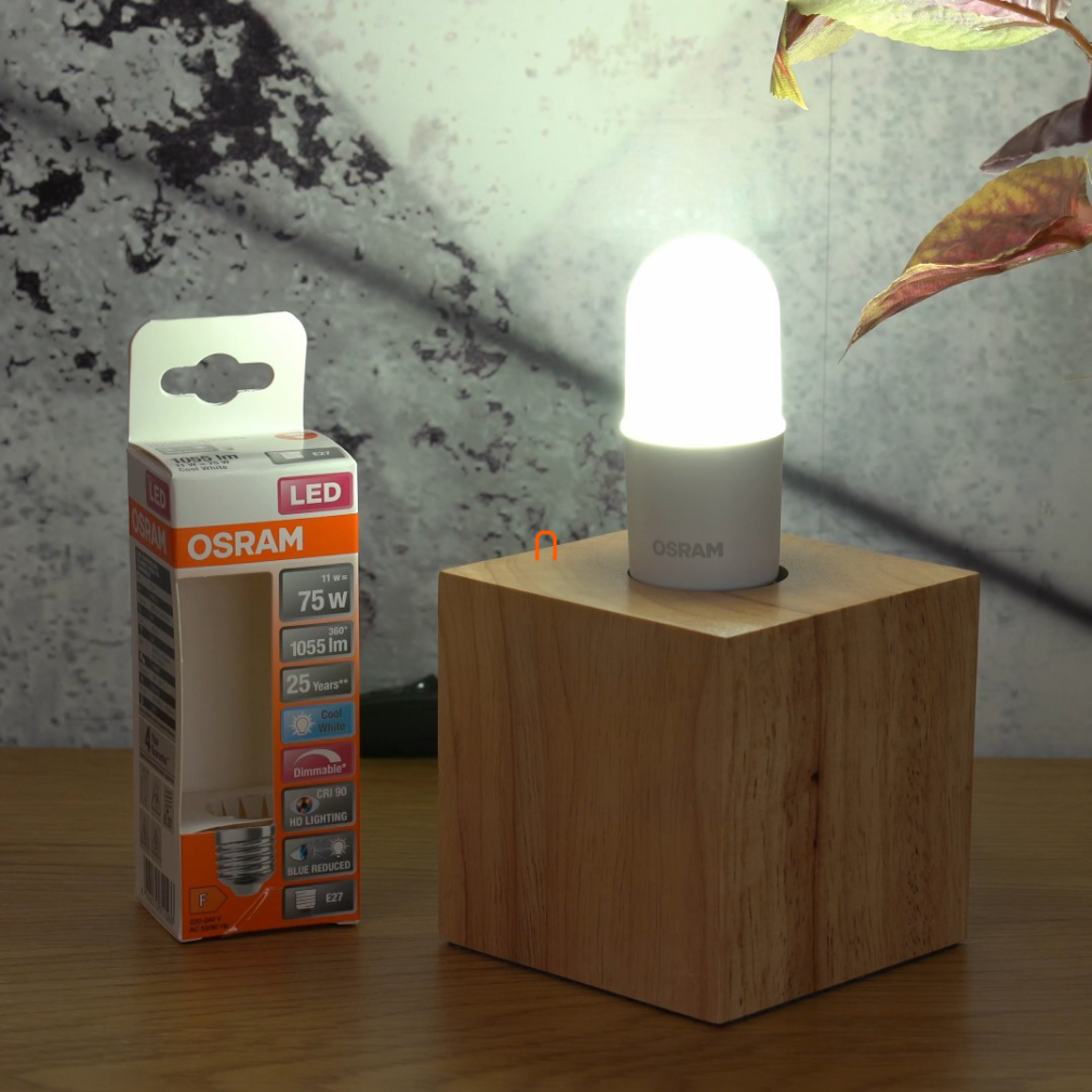 Osram E27 LED SStar+ 11W 1050lm 4000K hidegfehér, szabályozható 200° - 75W izzó helyett