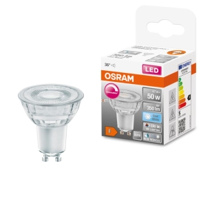   Osram GU10 LED SStar+ 4,7W 350lm 4000K hidegfehér, szabályozható 36° - 50W izzó helyett