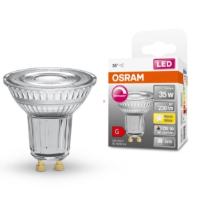   Osram GU10 LED SStar+ 6W 575lm 4000K hidegfehér, szabályozható 120° - 46W izzó helyett