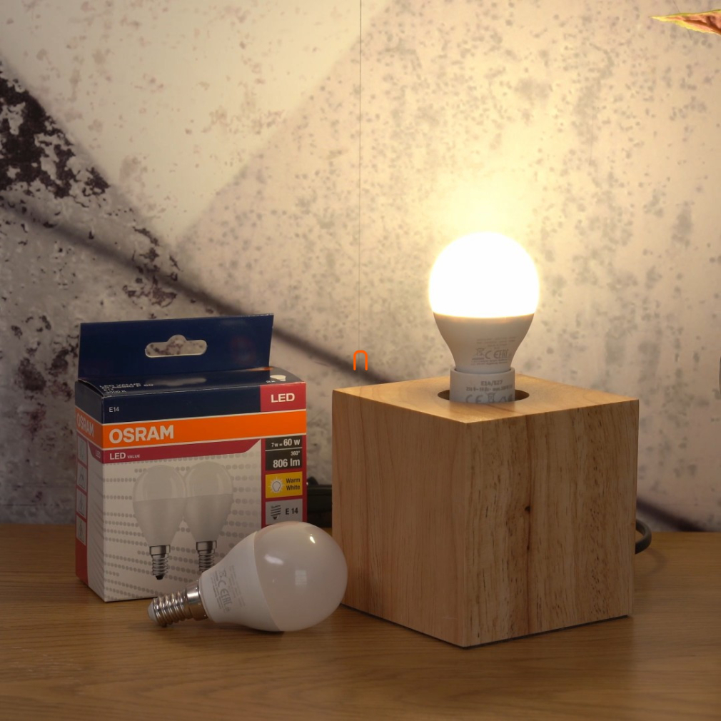 Osram E14 LED Value Classic 7,5W, 806 lm, 3000 K, 60 W izzó helyett (2 darabos)