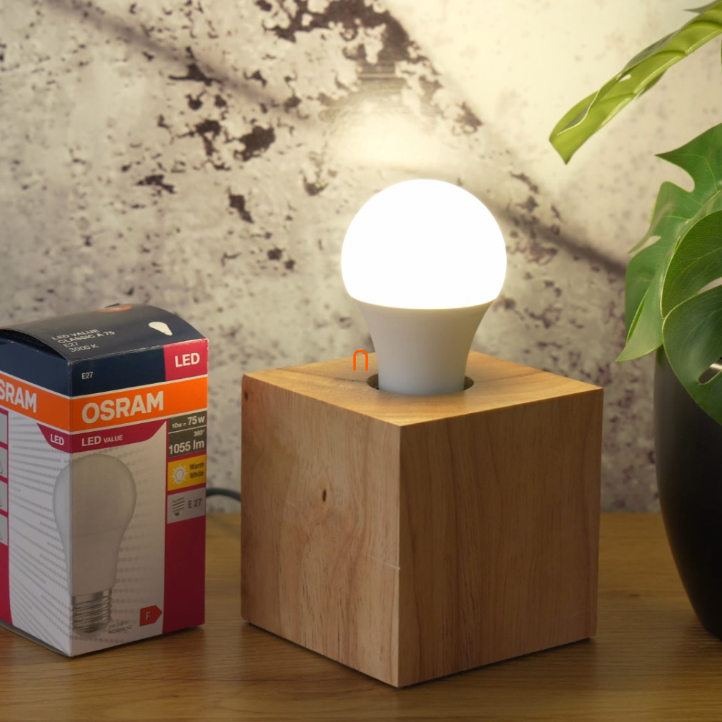 Osram E27 LED Value Classic 10W, 1055 lm, 3000 K, 75 W izzó helyett