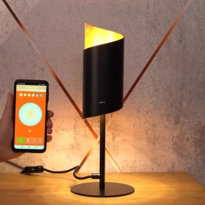   Ledvance Smart+ WIFI okos asztali LED lámpa fekete színben (Twist)