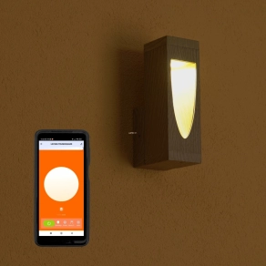   Ledvance Smart+ WIFI kültéri okos fali LED lámpa fa hatású, 7,5 W