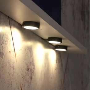   Ledvance bútorvilágító LED lámpa, 3 W, melegfehér, fekete, 3 darabos (230 V)