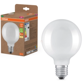  Osram E27 LED nagygömb, 5W, 1055 lm, 2700 K, melegfehér, opál üveg-75 W izzó helyett - Superstar+ Classic Globe95 