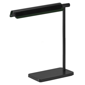   Ledvance Office Line Desk Roof Inductive Charging – Asztali lámpa indukciós töltőfelülettel, 19W, állítható színhőmérséklet 3000K/4000K/6500K, 3-fokozatú dimmelés, fekete