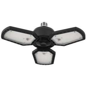  Ledvance Highbay Blade E27 – Fekete mennyezeti lámpa állítható fénypanelekkel, 60W teljesítmény, 6500lm, 4000K, 108lm/W, IP20, E27 foglalattal