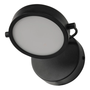   Állítható LED falikar, fekete - Osram Decor Puck, 3000 K, 370 lm, 220-240 V