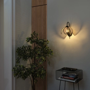   Rattan fali lámpa - Osram Decor Rattan Lotus, 1xE27 foglalattal, 220-240 V