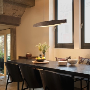   Függesztett LED lámpa szövet borítással - Osram Decor Flat Felt, 3000 K, 800 lm, 220-240 V