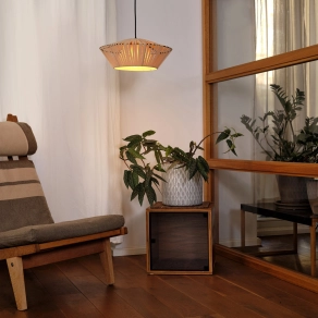   Függesztett lámpa, szalag búrás, bézs - Osram Decor Stripes, 1xE27 foglalattal, 220-240 V