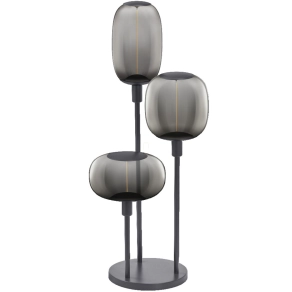   Osram Decor Stick Floor DIM – Állólámpa 3xE27 foglalattal, fázishasításos dimmerrel, sötétszürke, modern minimál design, acél ház, 780 mm