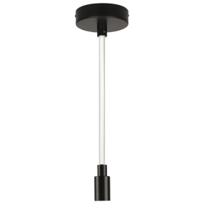   Osram Decor Glow Pendant – Modern függesztett lámpa világító kábellel, E27 foglalat, 3-lépéses kapcsolhatóság, 2700K melegfehér, 450lm, fekete
