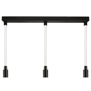   Osram Decor Glow Pendant Linear 3xE27 Select – Világító kábeles függesztett lámpa 28W, fekete, 3 db E27 foglalattal, melegfehér 2700K, Ra90