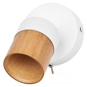   Osram LED Spot Half Wood Line fali spot lámpa 1xGU10 foglalattal, fa hatású