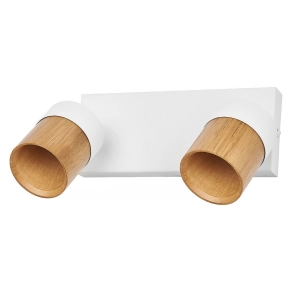   Osram LED Spot Half Wood Line mennyezeti spot lámpa 2xGU10 foglalattal, fa hatású