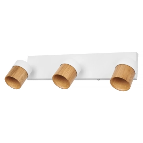   Osram LED Spot Half Wood Line mennyezeti spot lámpa 3xGU10 foglalattal, fa hatású