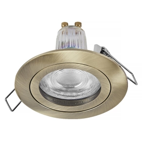   Osram LED Spot Set Recess GU10 süllyesztett spot lámpa, GU10 foglalattal, sárgaréz